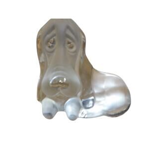 Vintage Viking Sad Bassett Hound Puppy Dog Paperweight